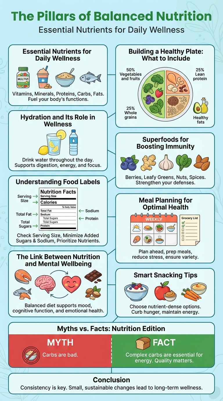 Infographic on Nutrition and Wellness