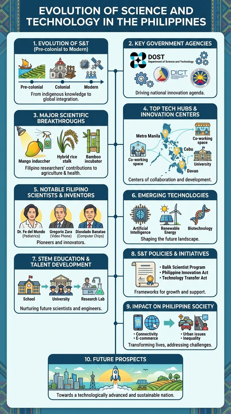 Infographic: Advancements in Science and Technology in the Philippines