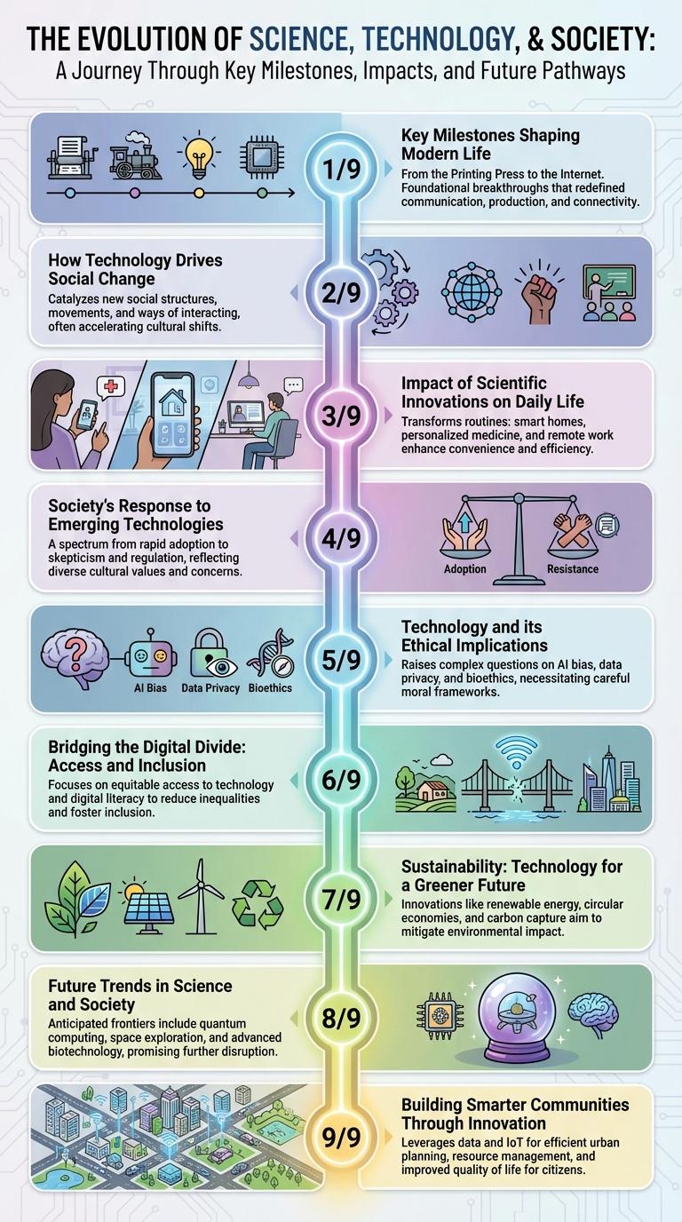 Infographic: Exploring the Interconnections Between Science, Technology, and Society