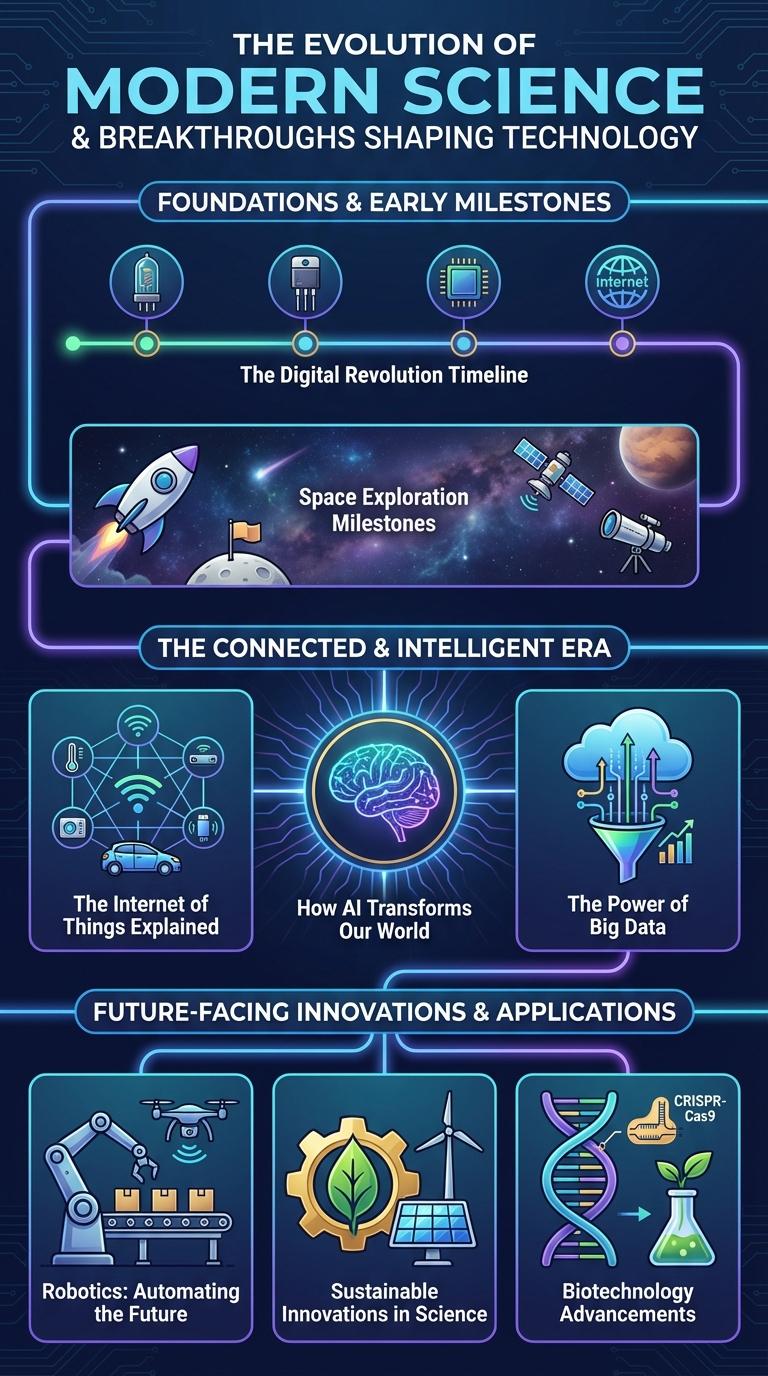 Infographic on Science and Technology: Key Trends and Innovations