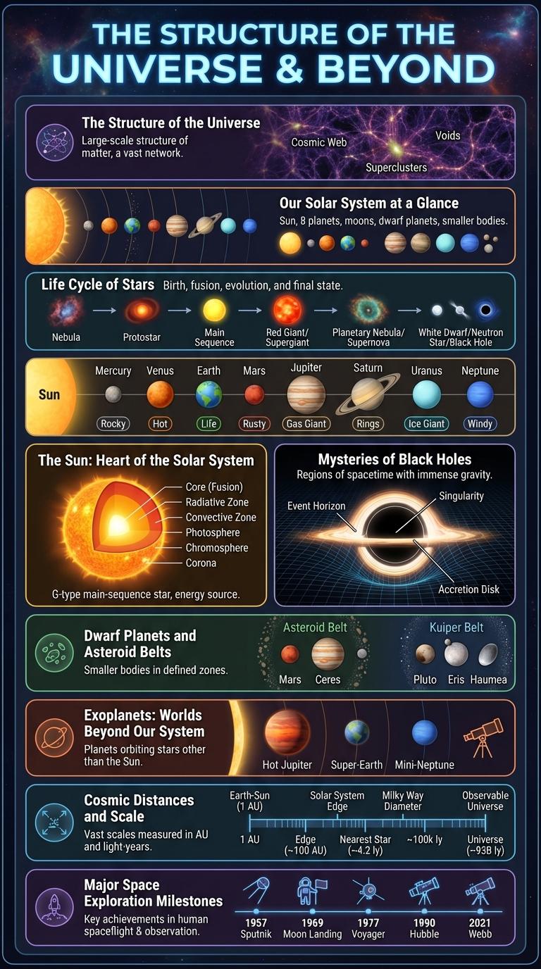 Infographic: Exploring the Universe and Our Solar System