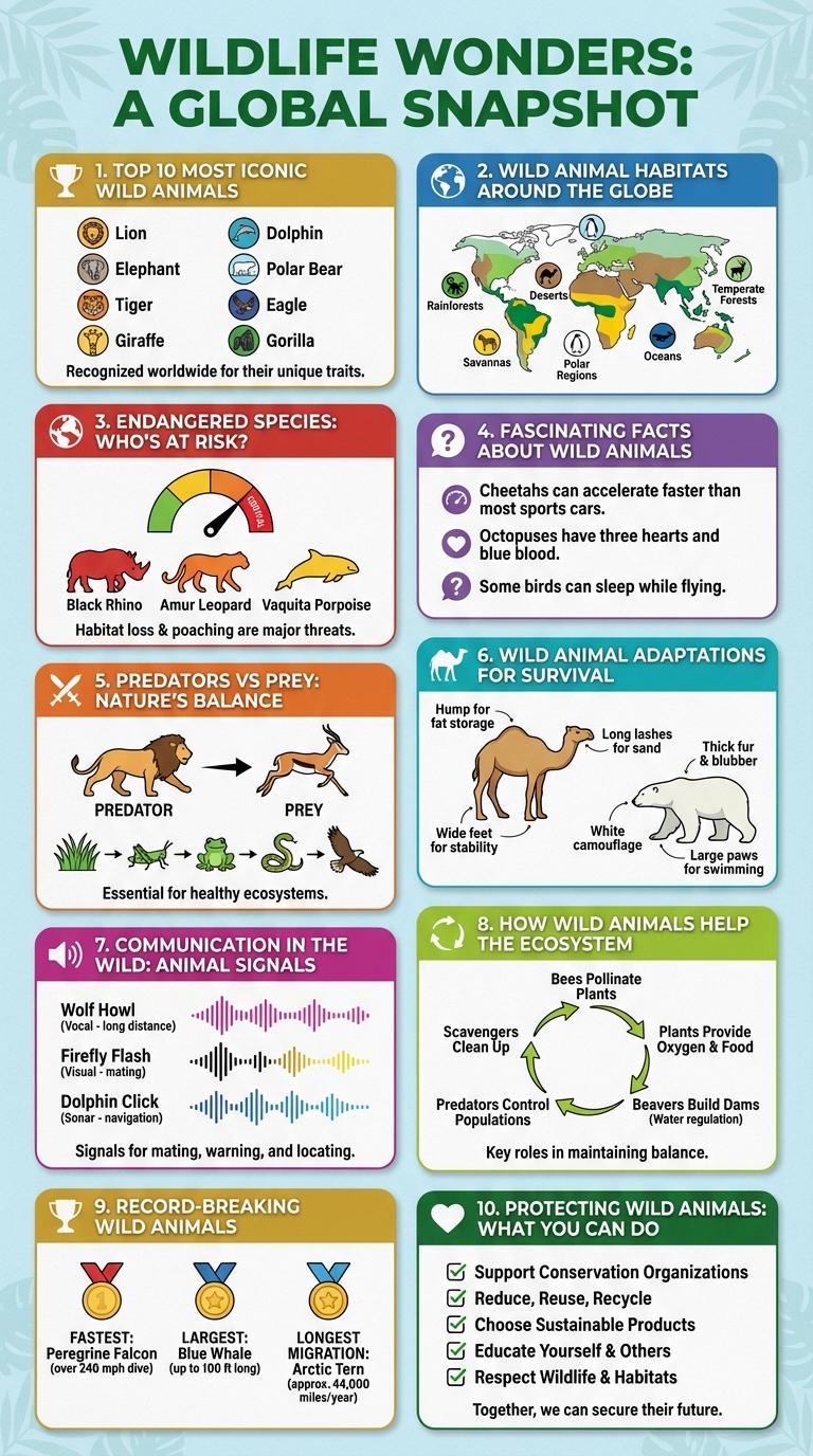 Infographic: Fascinating Facts About Wild Animals