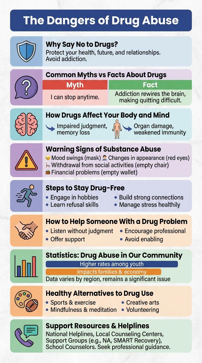 Infographic on Anti-Drug Campaigns: Raising Awareness and Promoting Prevention