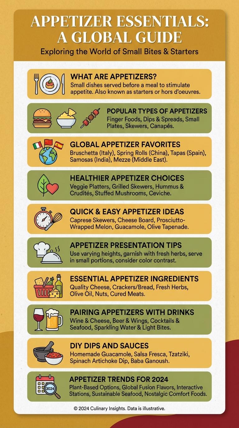 Infographic About Appetizers