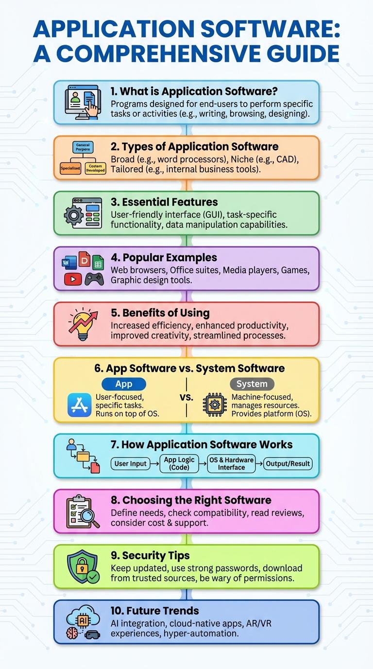 Infographic: An Overview of Application Software