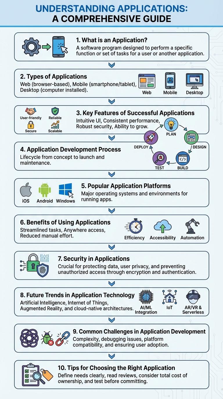 Infographic About Applications