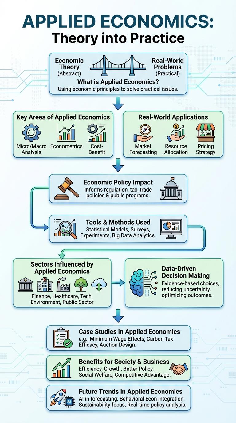 Infographic: Key Concepts and Applications of Applied Economics