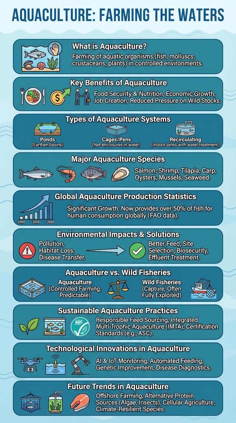 Infographic on Aquaculture: Key Facts and Insights