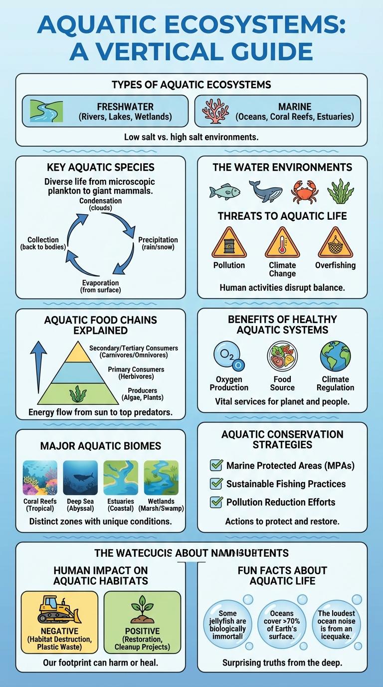 Aquatic Ecosystems: An Infographic Guide