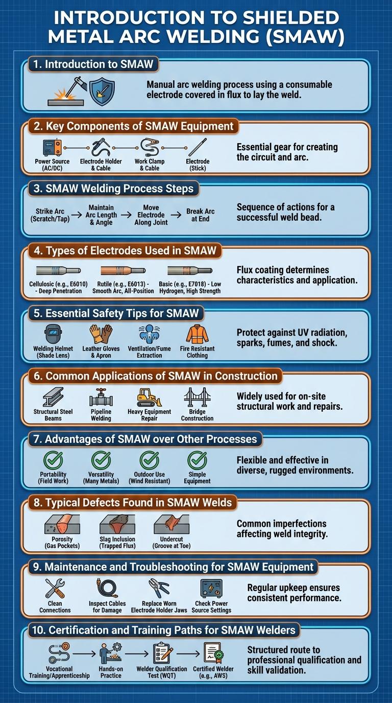 Infographic: Understanding Shielded Metal Arc Welding (SMAW) Basics and Applications