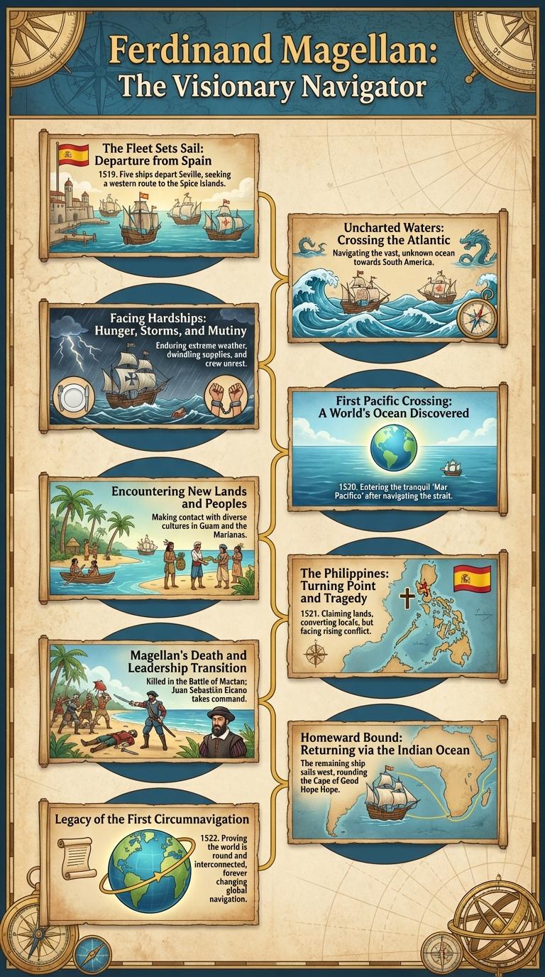 Infographic: The First Voyage Around the World