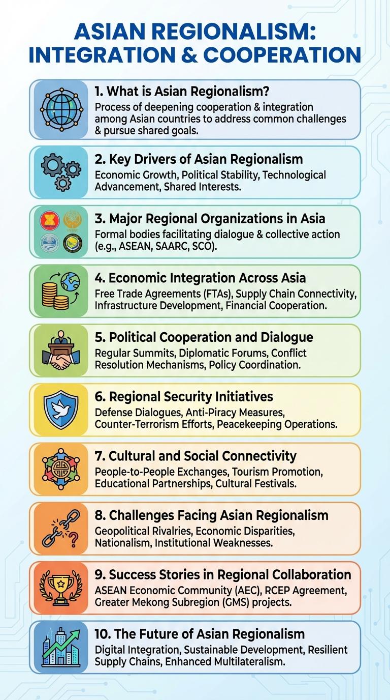 Infographic on Asian Regionalism