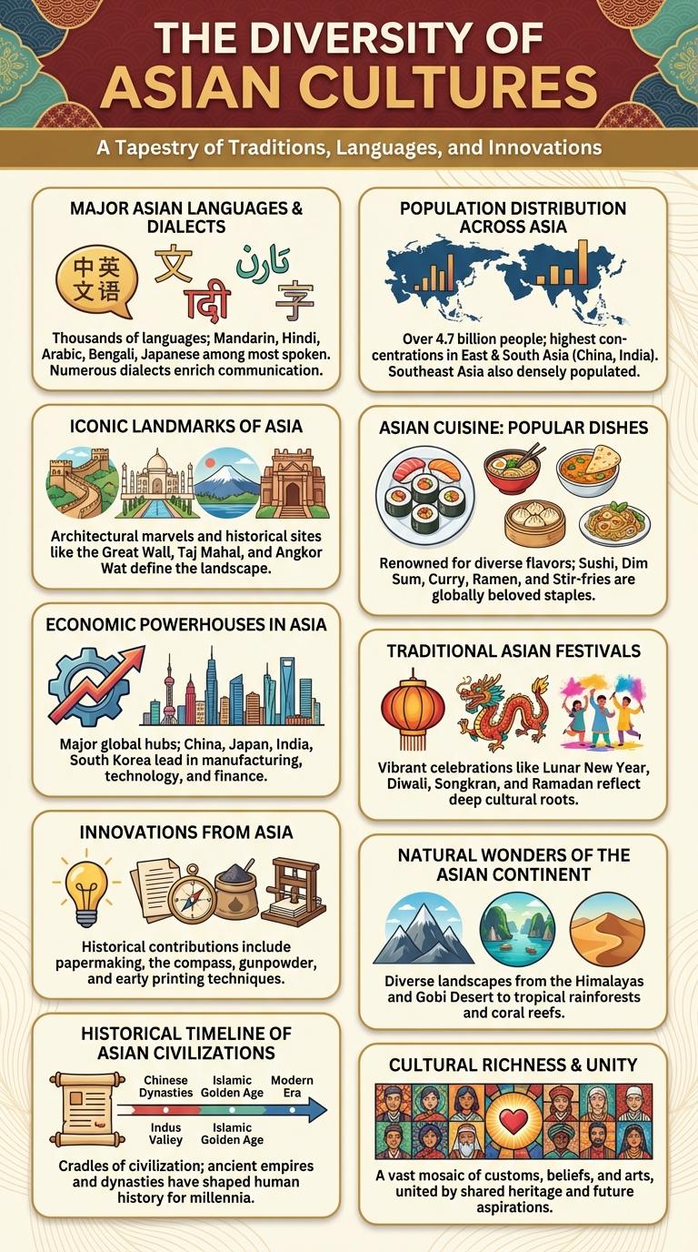 Infographic About Asian Culture and Heritage
