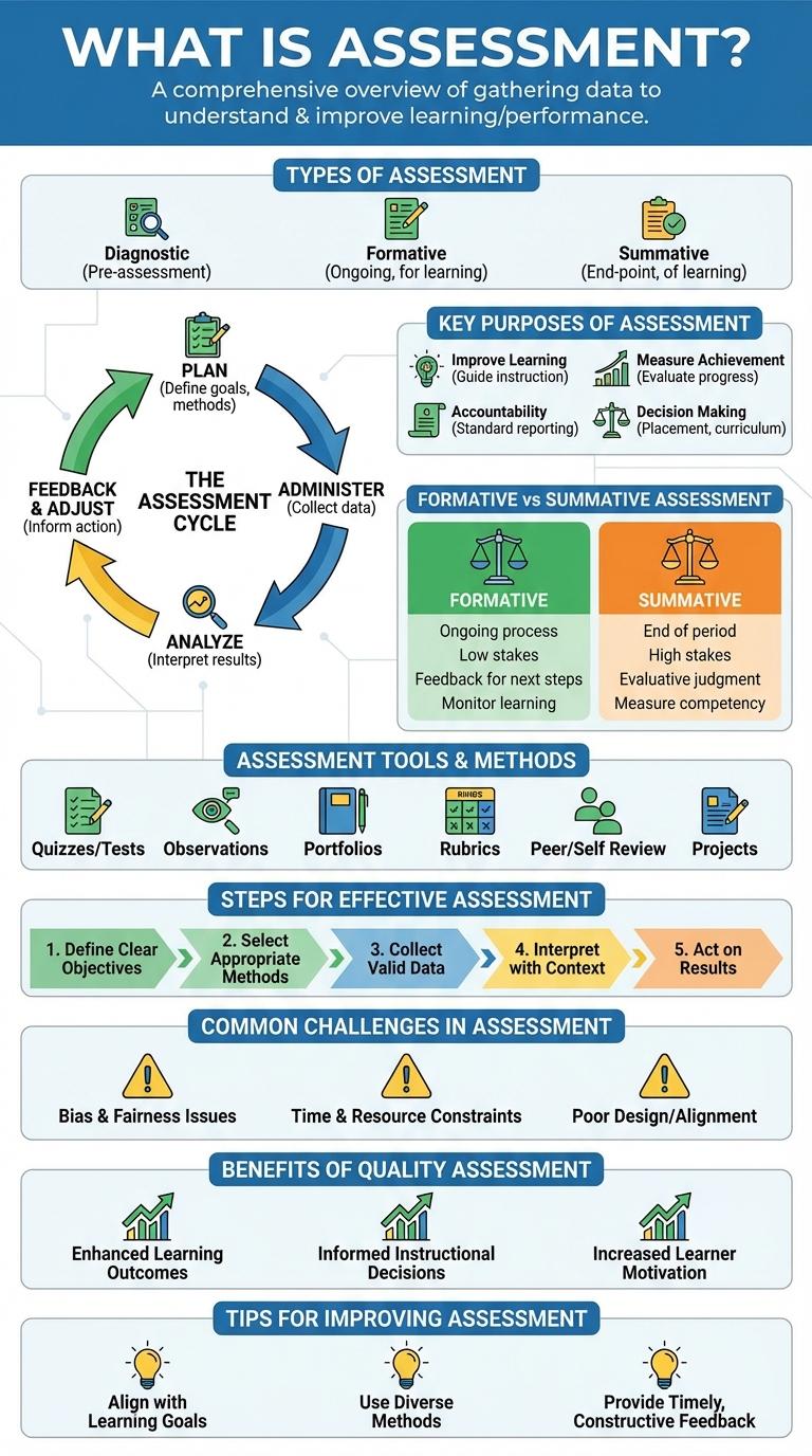 Infographic on Effective Assessment Strategies