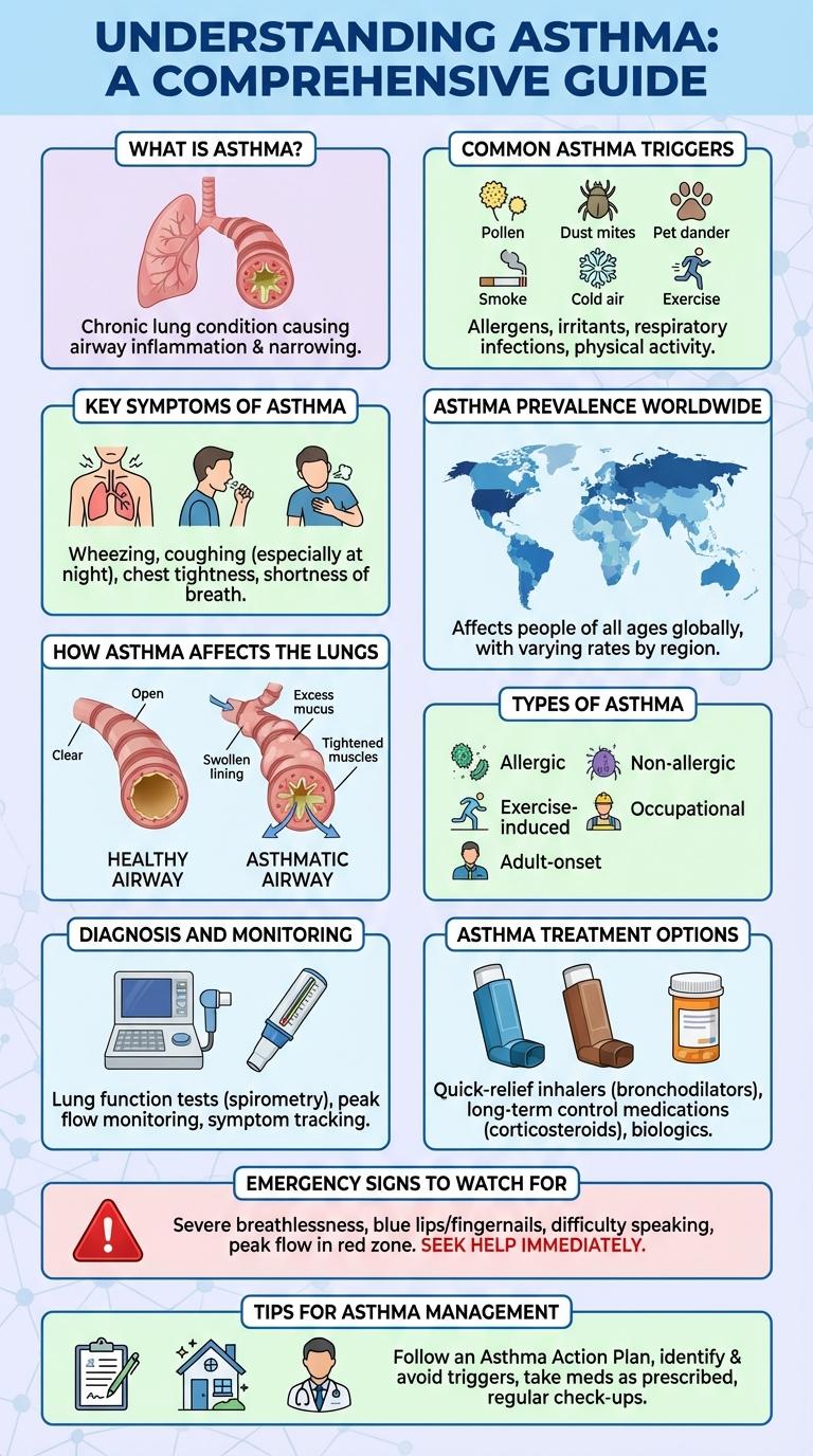 Asthma Infographic: Key Facts, Symptoms, and Management Tips