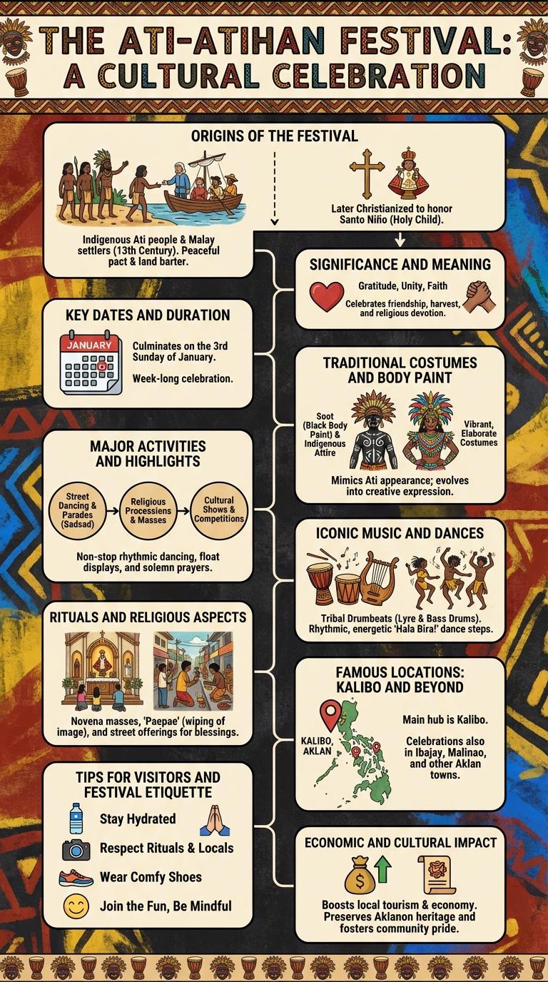 Ati-Atihan Festival: A Vibrant Infographic Guide
