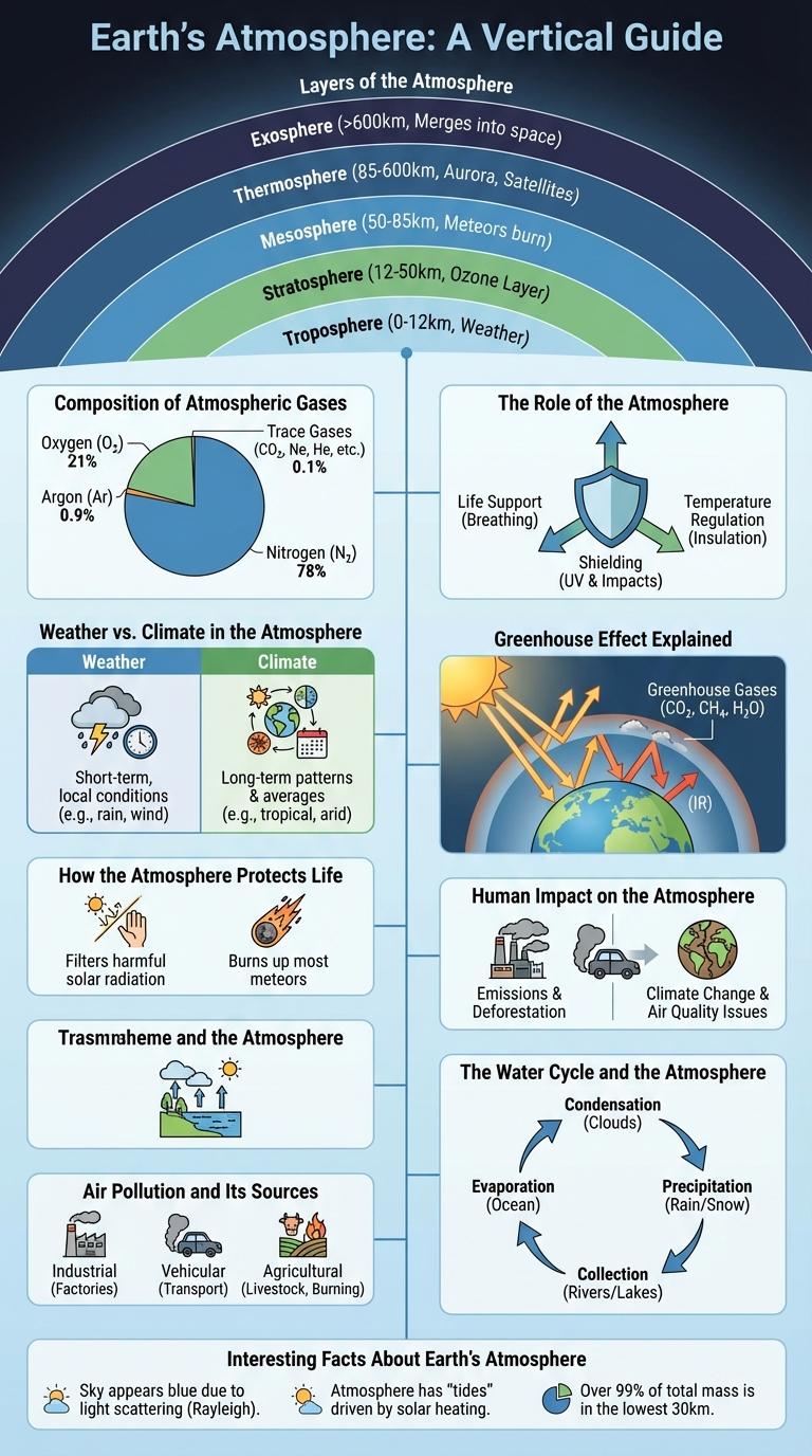 Infographic About the Earth's Atmosphere