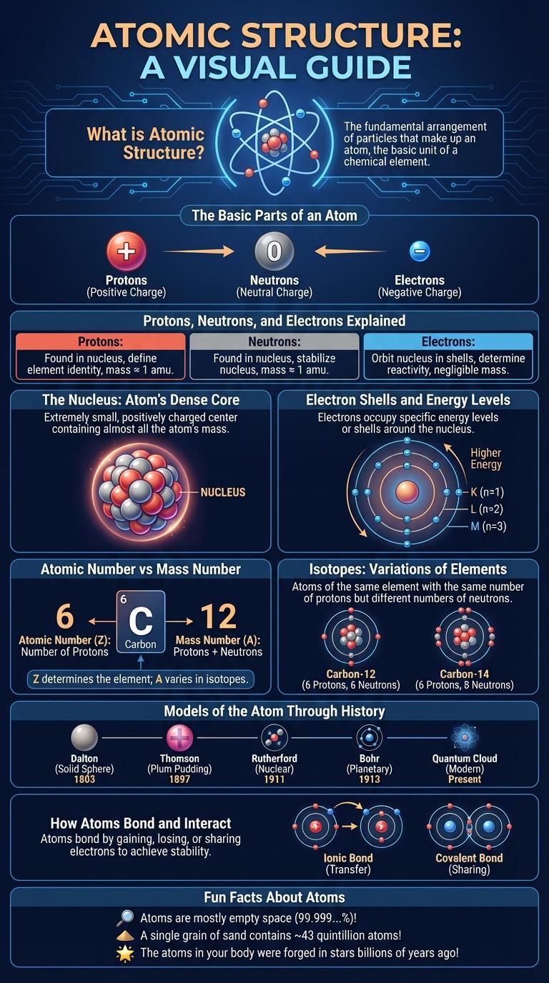 Infographic About Atomic Structure: Understanding the Basics