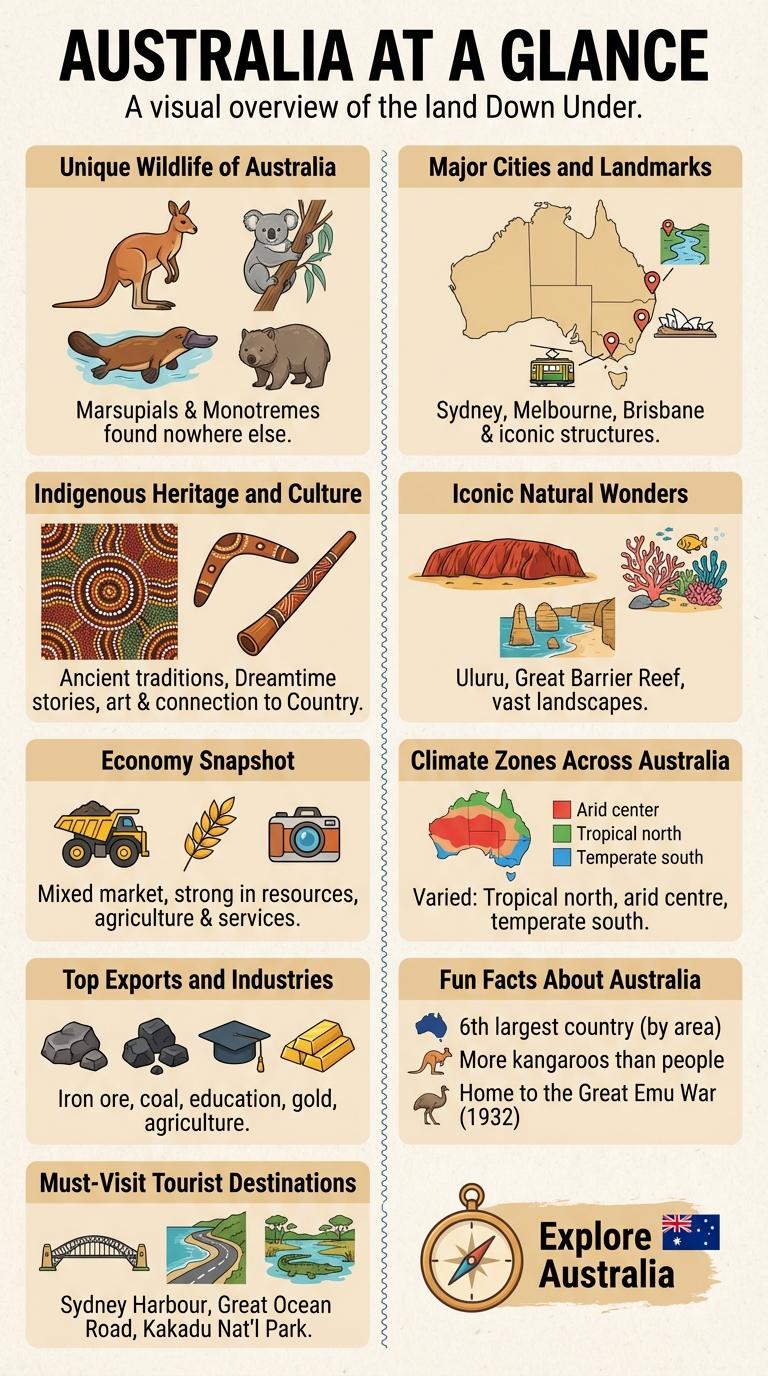 Infographic: Key Facts and Highlights About Australia