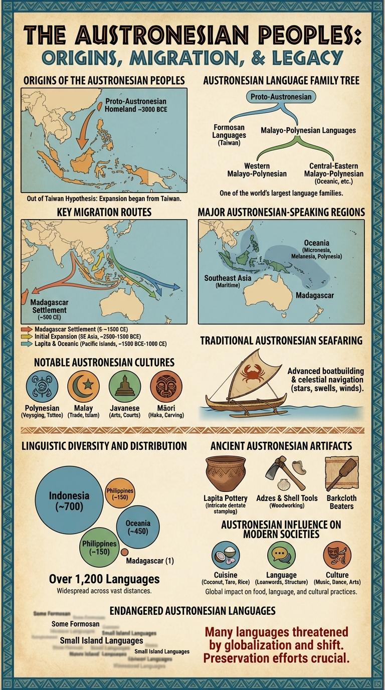 Infographic: Understanding the Austronesian Language Family