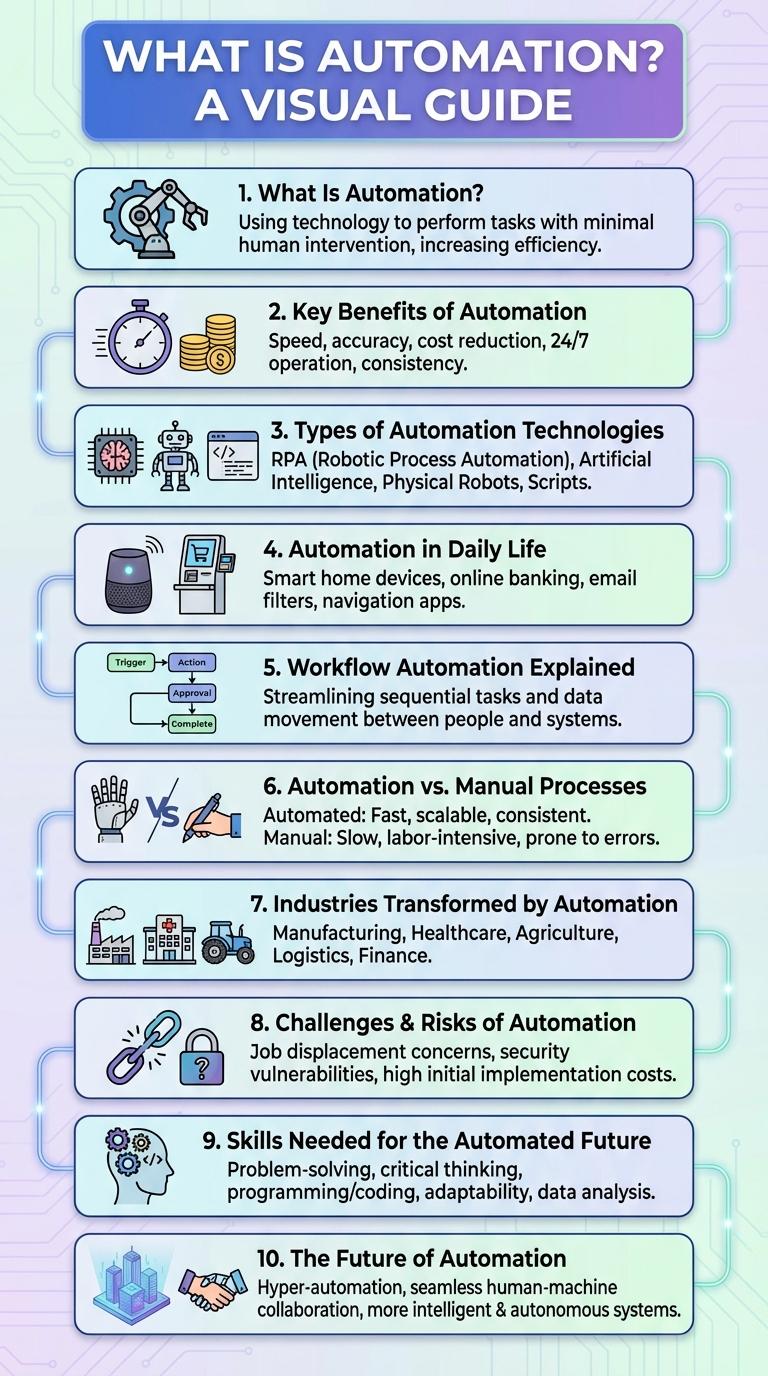 Infographic: The Impact of Automation on Modern Industries