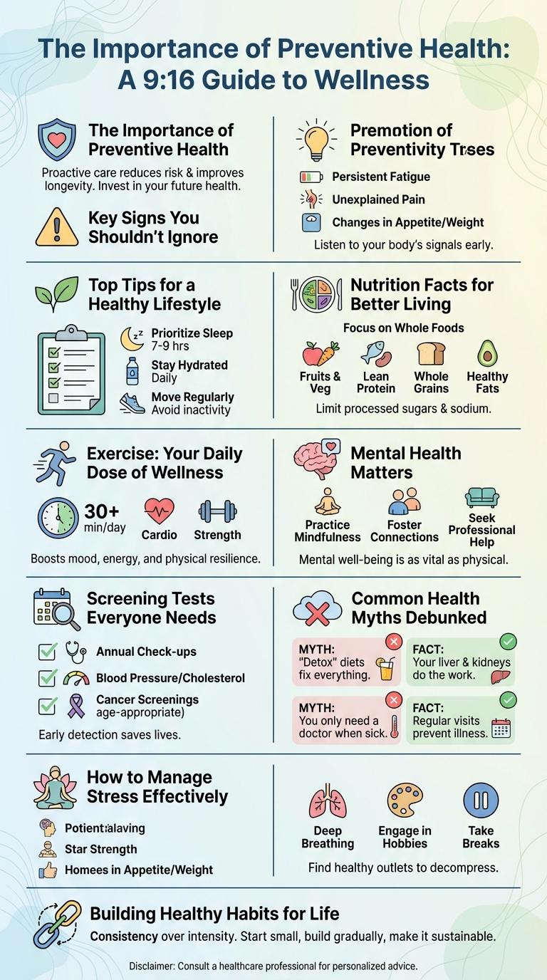 Infographic on Health Awareness