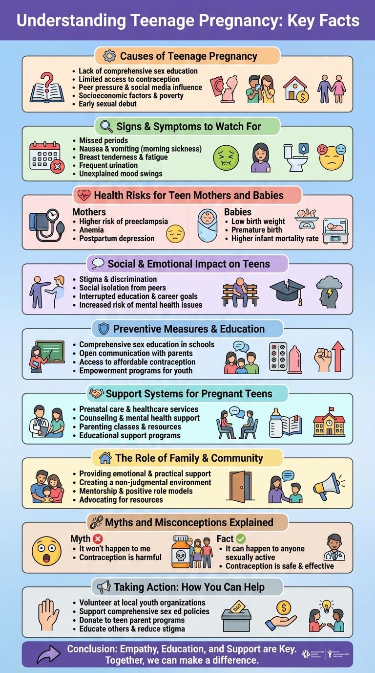 Infographic on Raising Awareness About Teenage Pregnancy