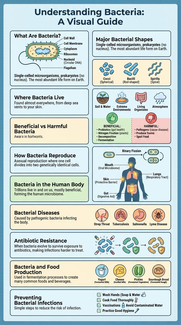 Infographic: Understanding Bacteria - Types, Roles, and Impact