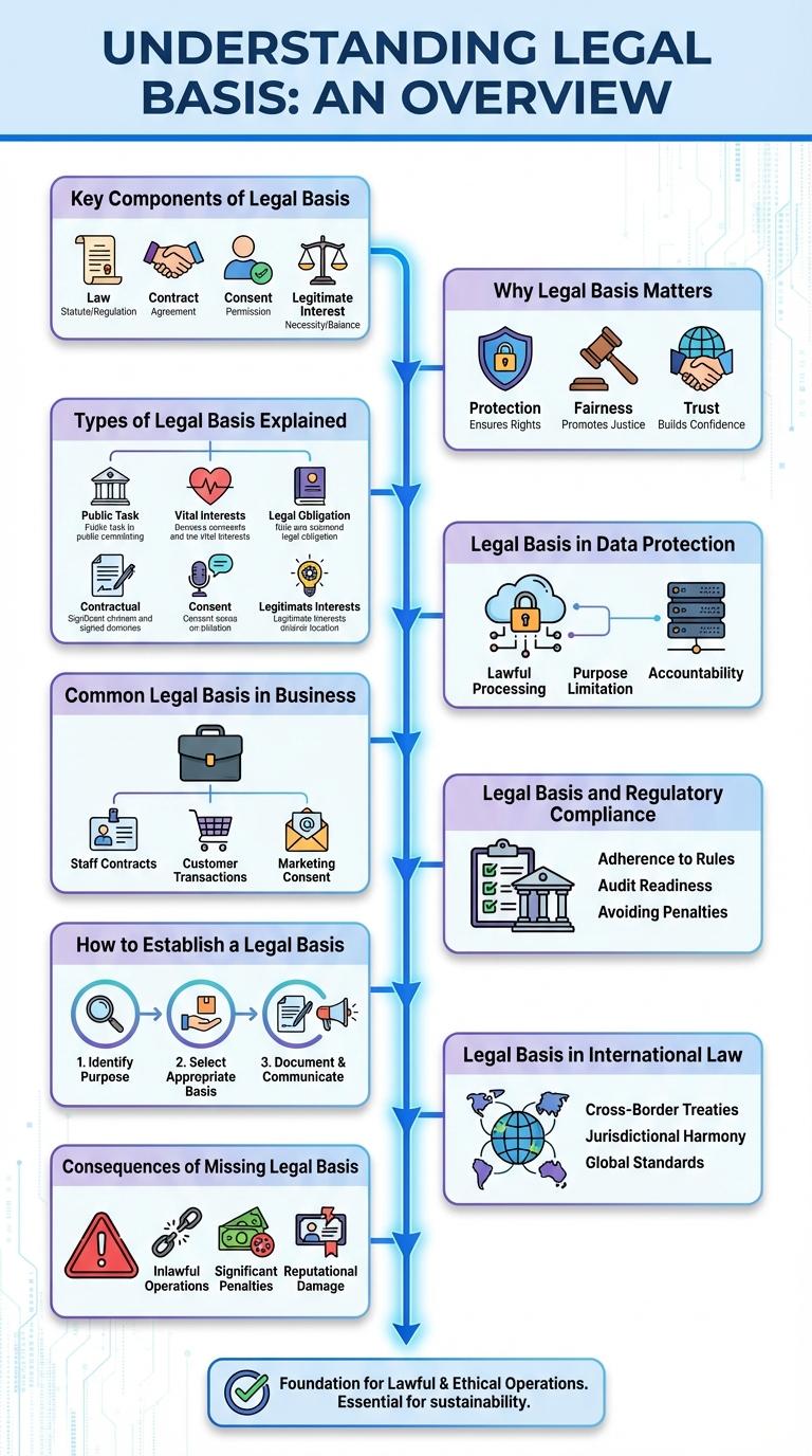 Infographic on the Legal Basis: Key Principles and Foundations