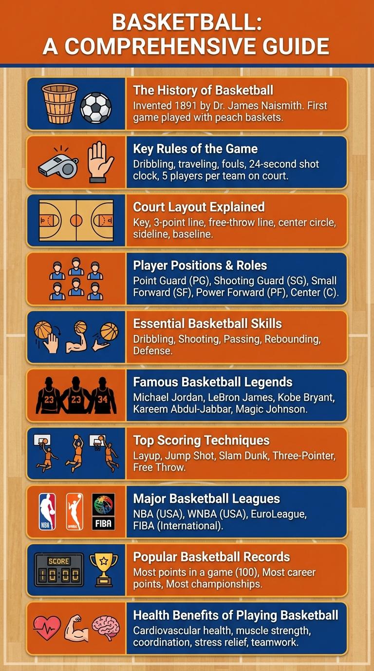 An Informative Infographic About Basketball