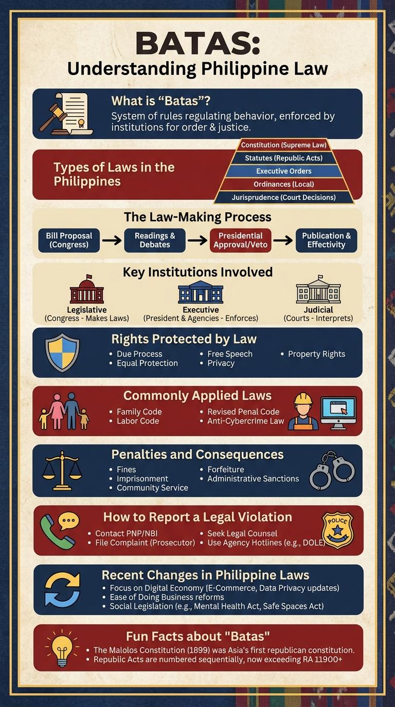 Infographic About Laws: Key Facts and Information