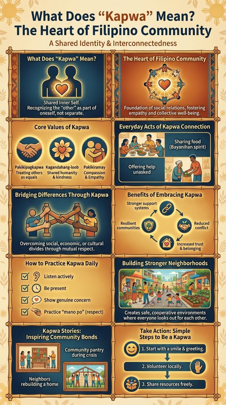 Infographic: How to Be a Kapwa and Connect with the Community