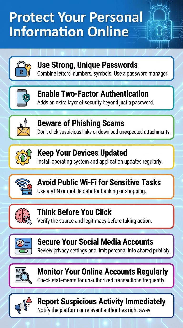 Infographic: Tips for Staying Safe Online