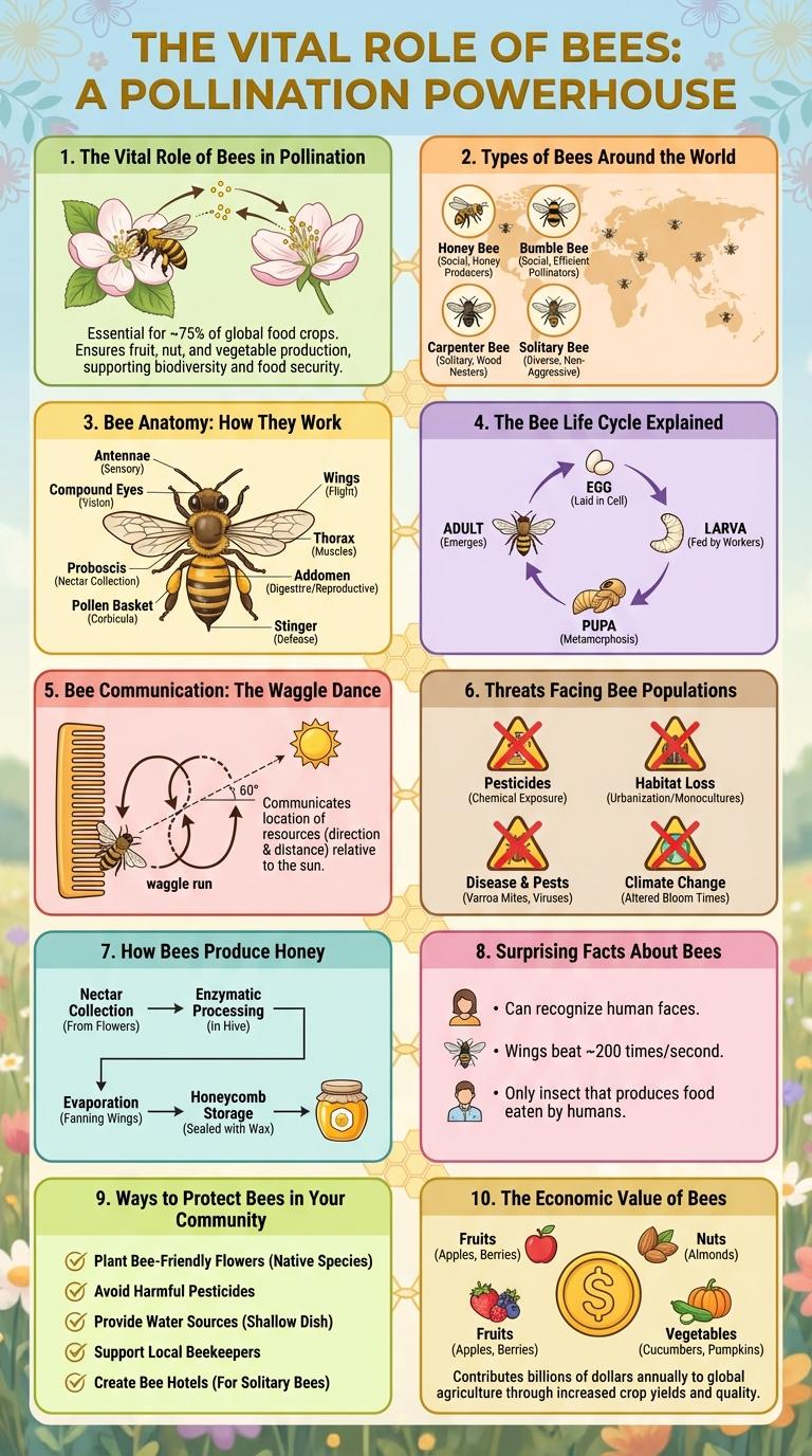 Infographic About Bees: Fascinating Facts and Insights