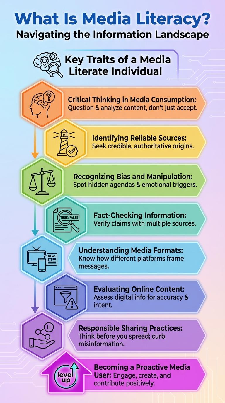 Infographic: How to Be a Media Literate Individual