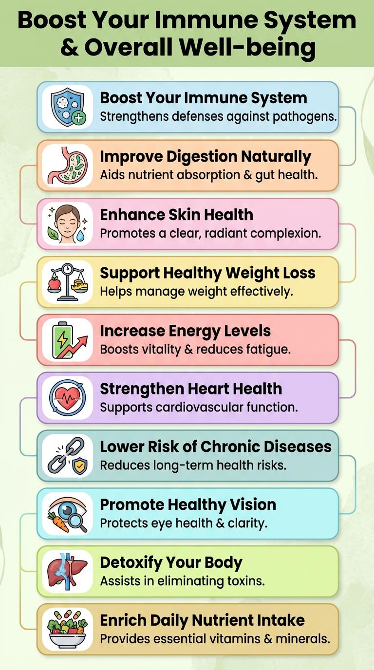 Infographic: The Benefits of Eating Vegetables