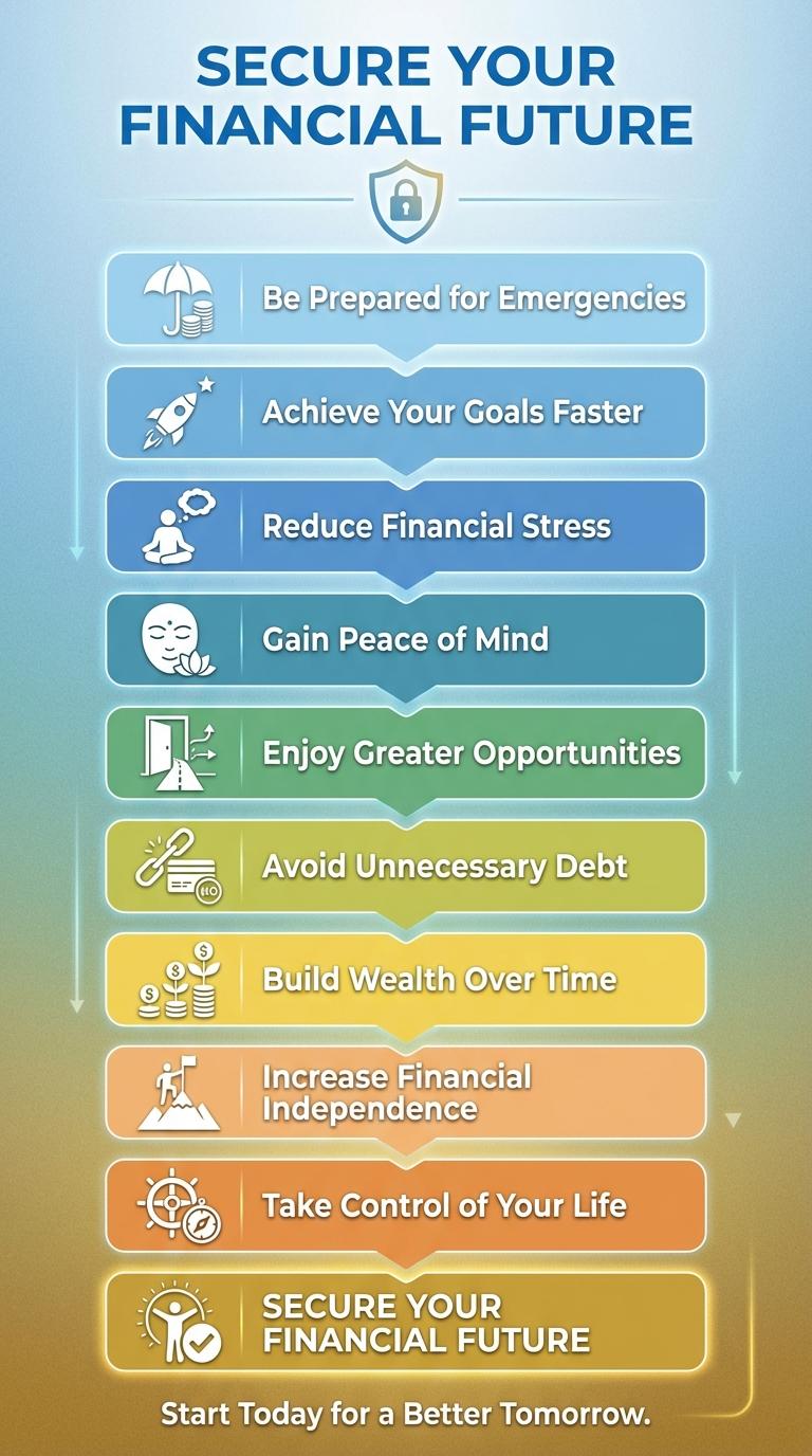 Infographic: The Top Benefits of Saving Money