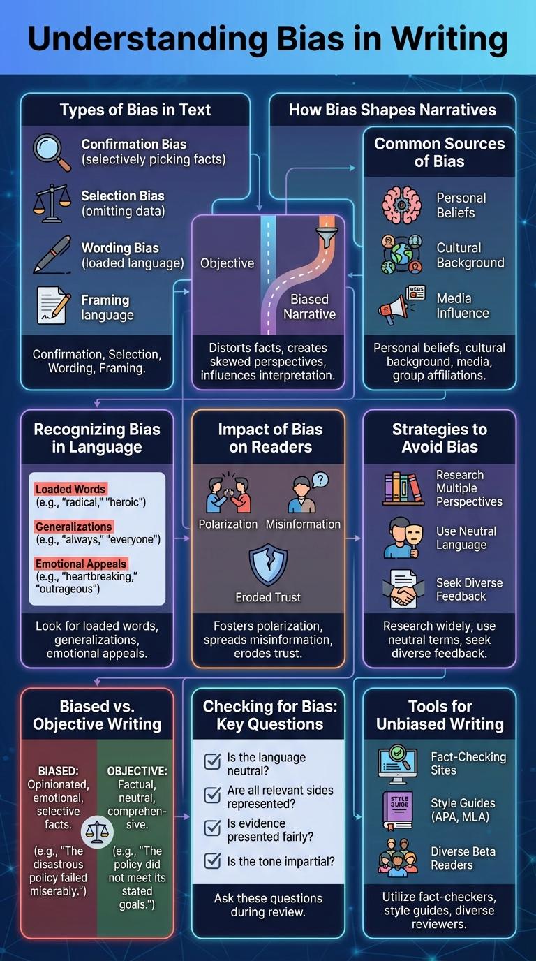 Infographic About Bias in Writing
