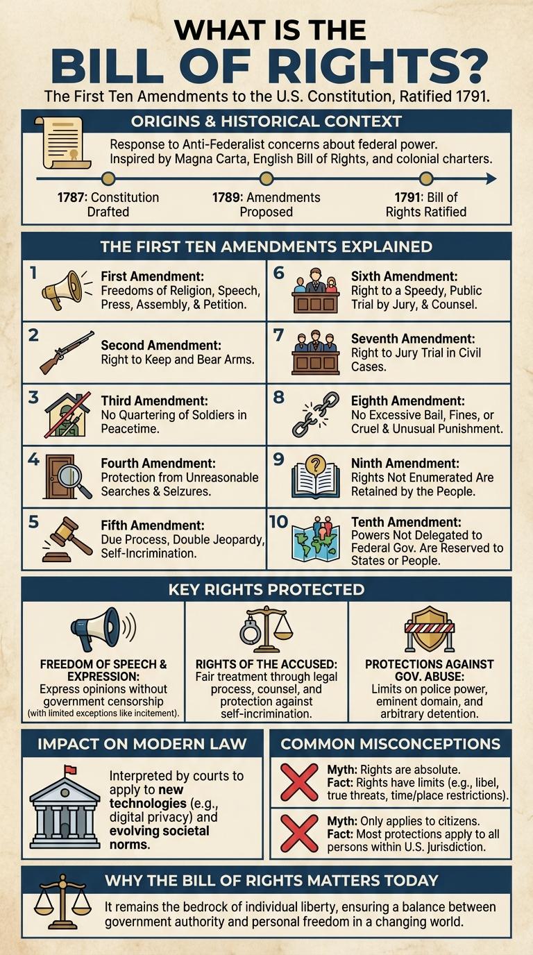 Infographic: Understanding the Bill of Rights