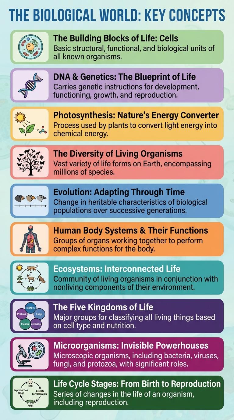Engaging Infographic Ideas for Biology Education