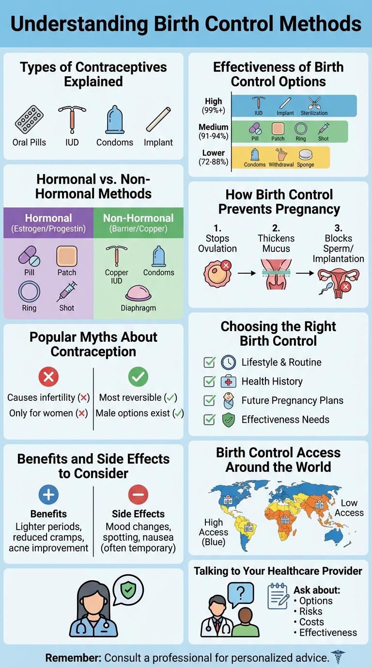 Comprehensive Infographic Guide to Birth Control Methods