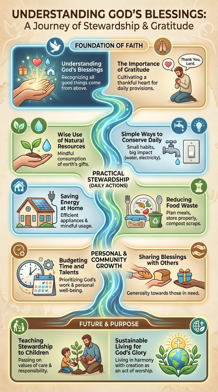 Infographic: Pagtitipid sa mga Biyaya ng Diyos