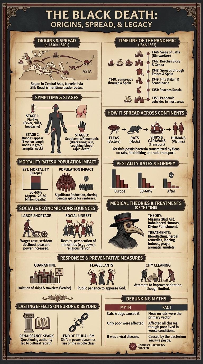 Infographic About the Black Death