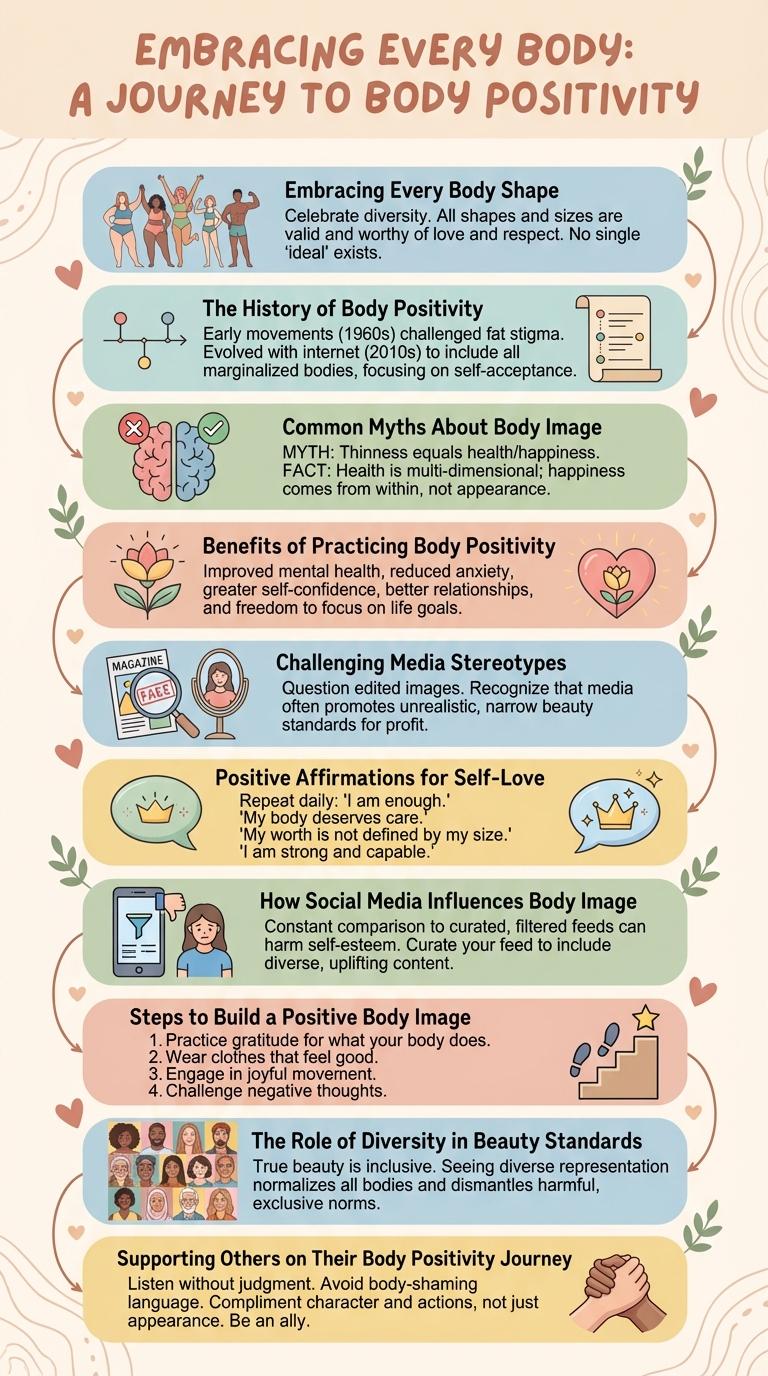 Body Positivity: An Infographic Guide to Embracing Self-Love