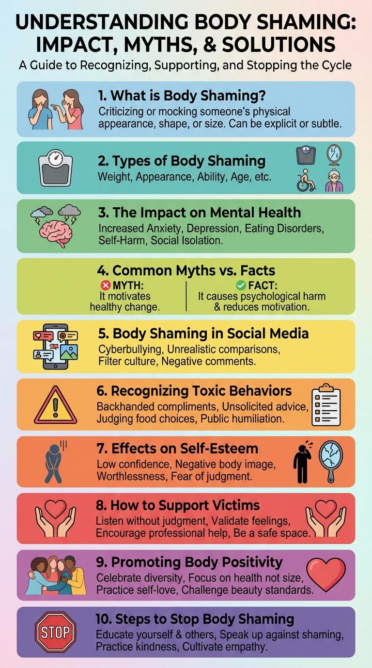 Infographic: Understanding and Combating Body Shaming