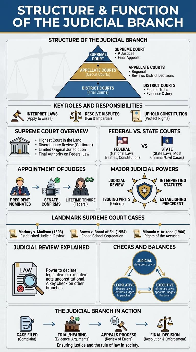Infographic: Understanding the Judicial Branch