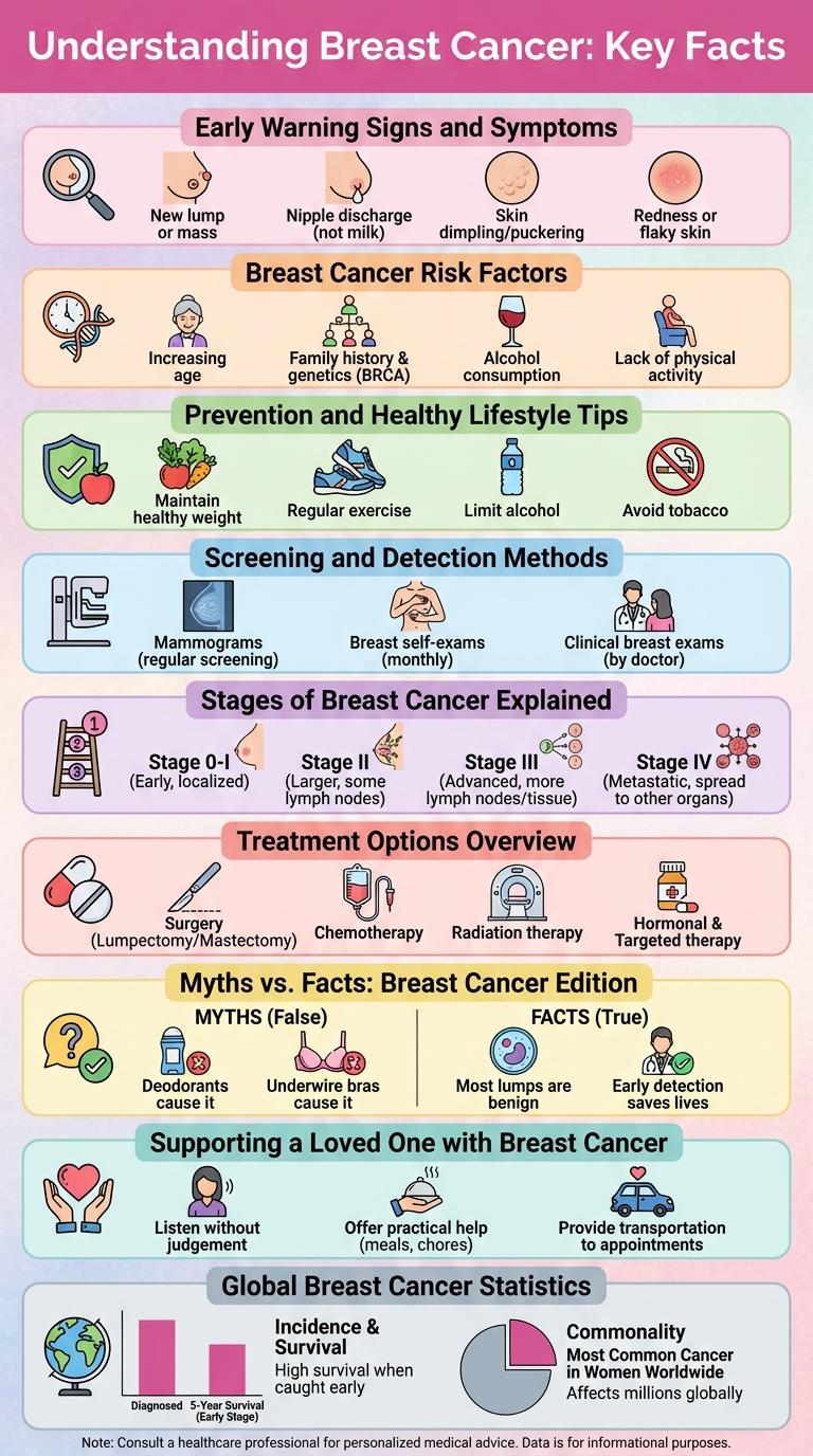 Comprehensive Infographic About Breast Cancer