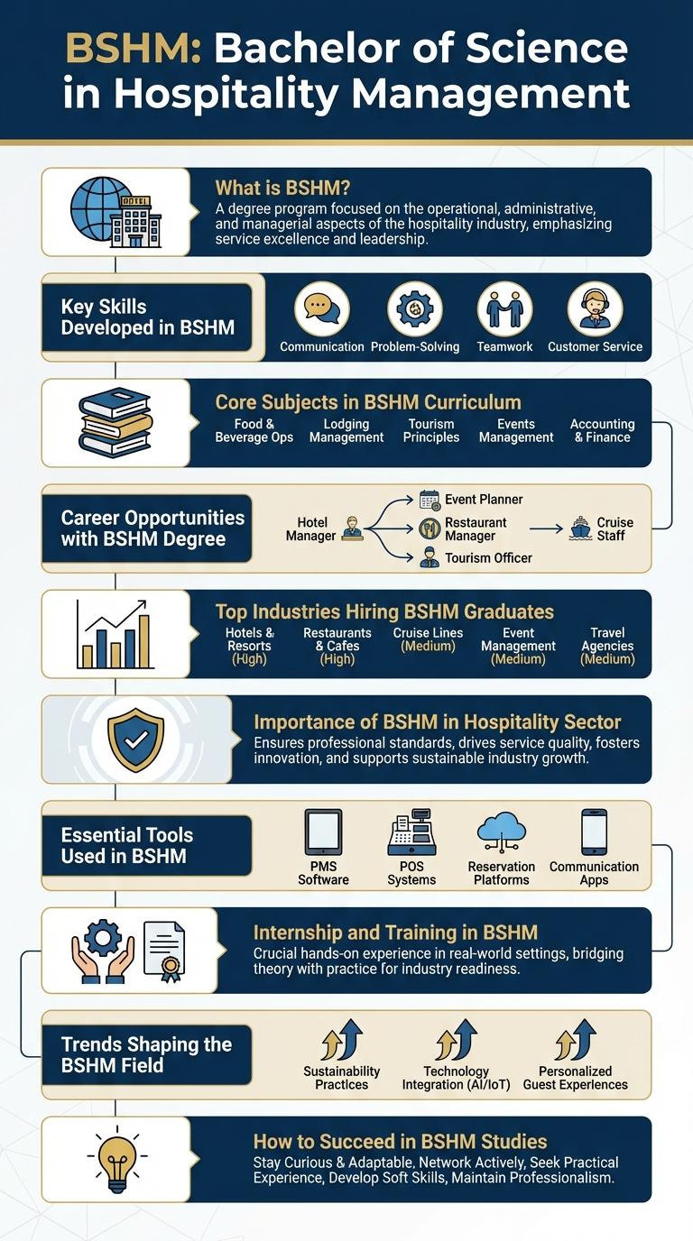 Infographic: Exploring Bachelor of Science in Hospitality Management (BSHM)