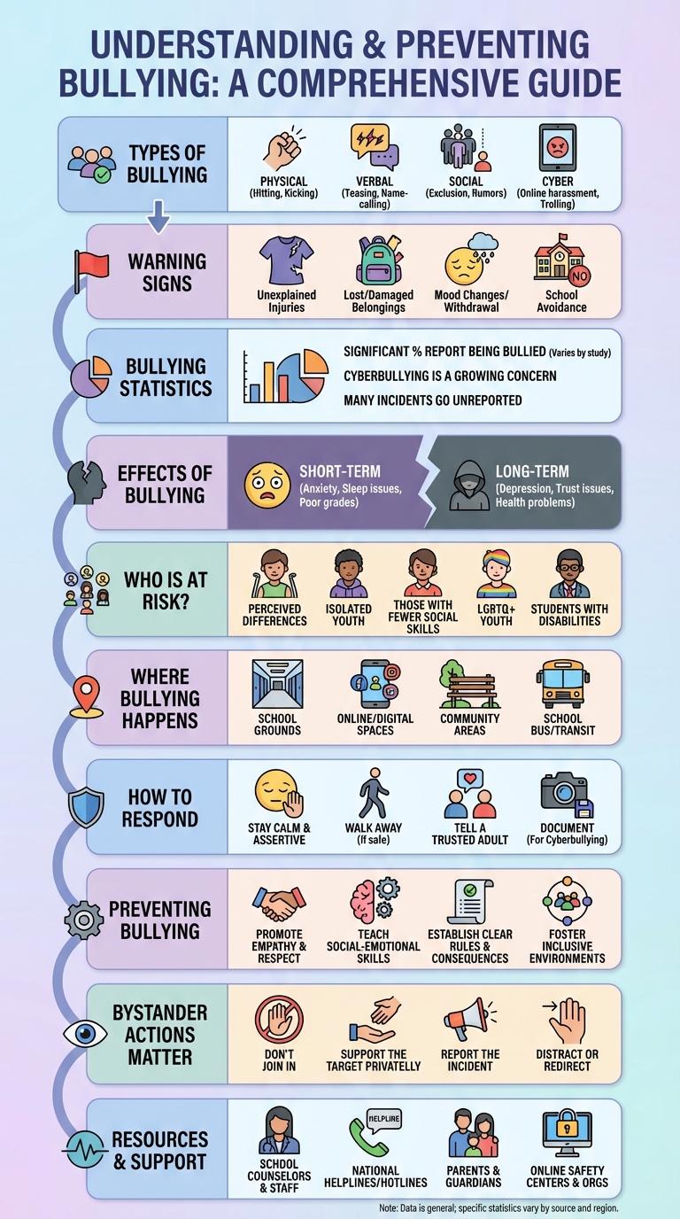 Infographic: Understanding and Preventing Bullying