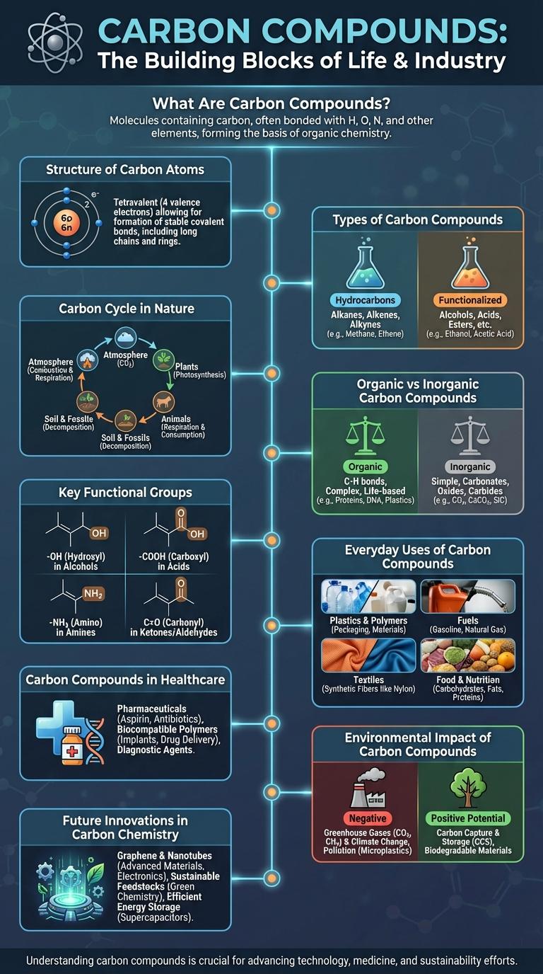 Infographic About Carbon Compounds